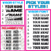 Autograss FULL Race Number Set (Door, Roof, Class, Name, Tow/On Off)