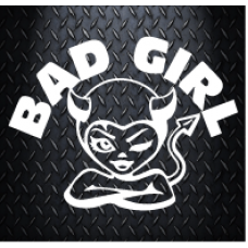 BAD GIRL 100 X 130 Vinyl Decal Sticker