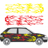 Universal Car Flames